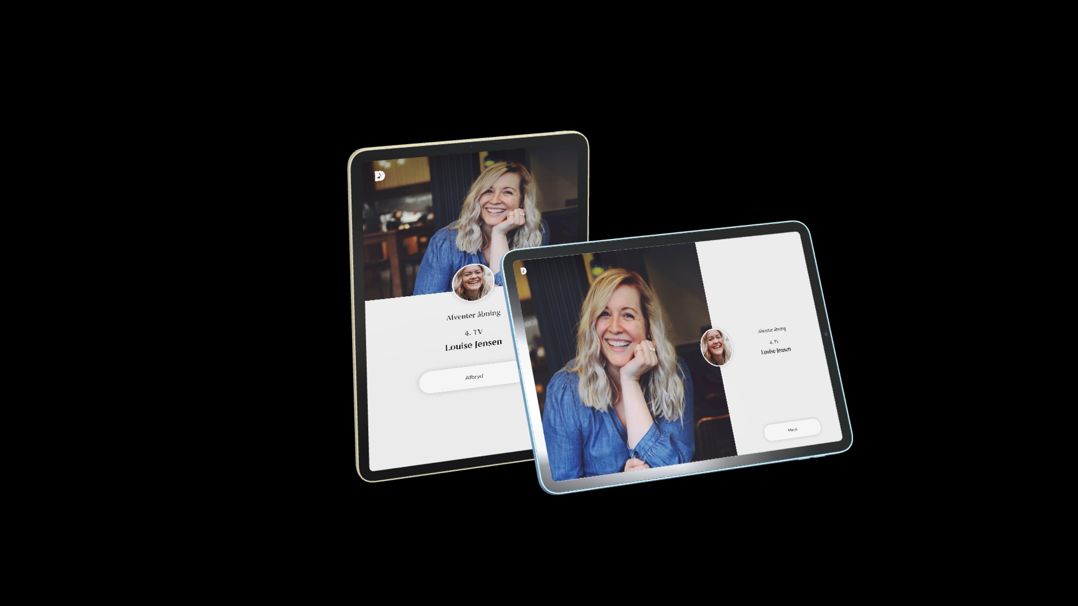 DoorDing Station on tablet